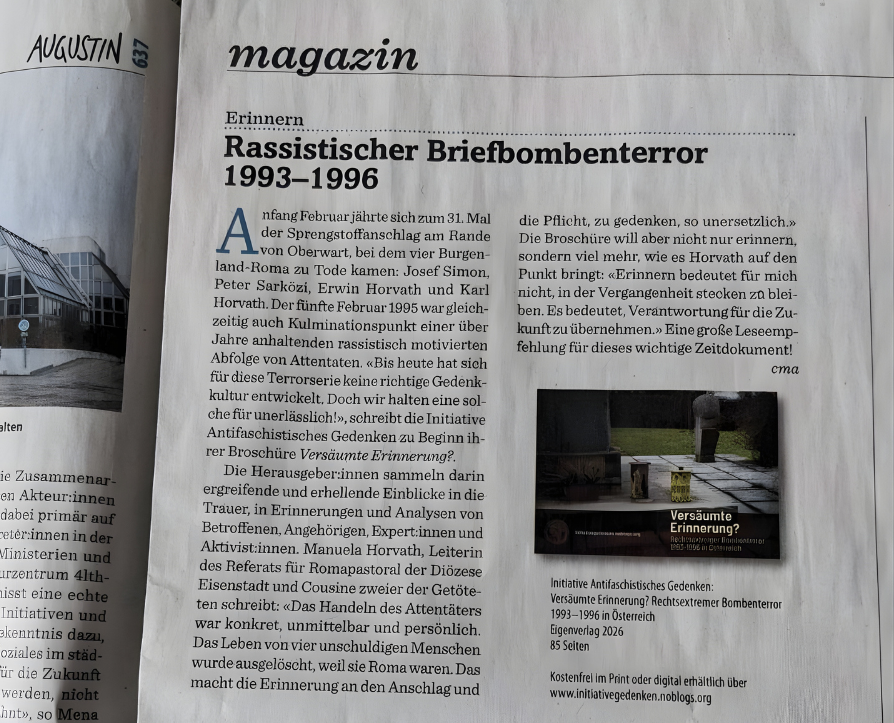 Rezension im Augustin